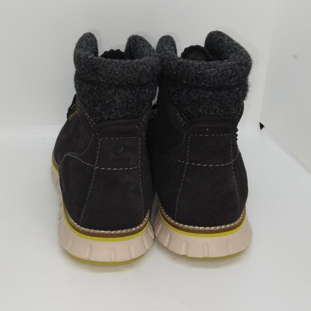 COLE HAAN Zero Grand Mens Waterproof Black Leather Hiker Sneakers - Picture 4 of 6